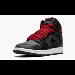 Nike Air Jordan 1 Retro High OG Satin - Black Gym Red